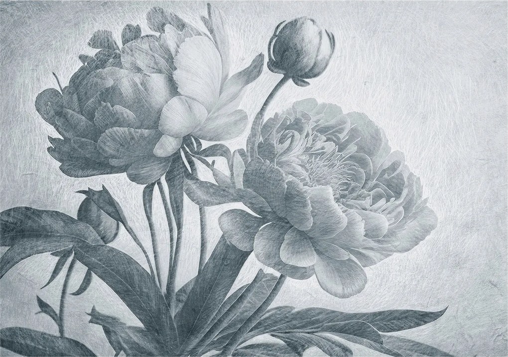 Fotótapéta Flizelin Dekoratív az irodába Virágos elegancia 312x219 Ragasztó