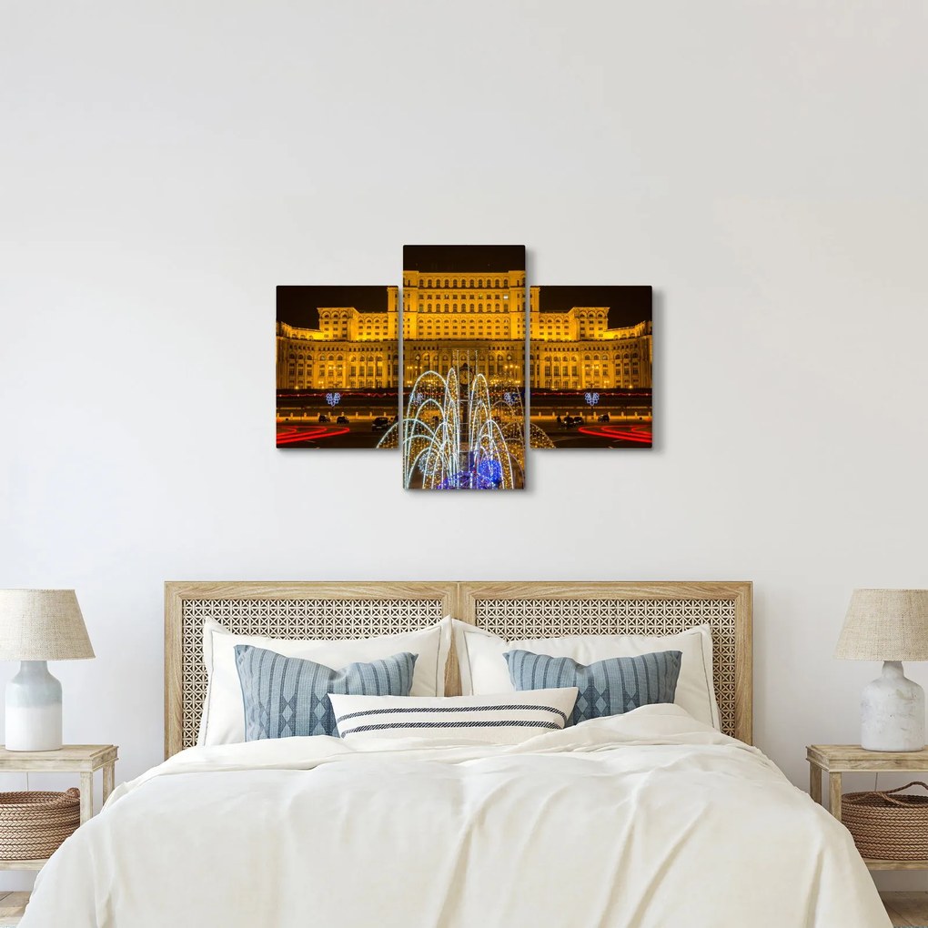 Kép - A Parlament palotája, Bukarest, Románia (90x60 cm)