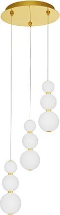 Függeszték Fehér PERLA NOVA LUCE 9695242