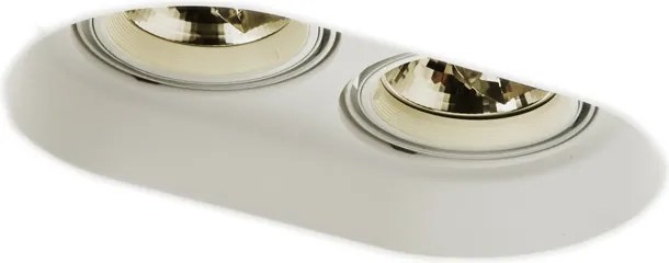 RENDL DINGO II dönthető gipsz 230V LED G53 2x15W