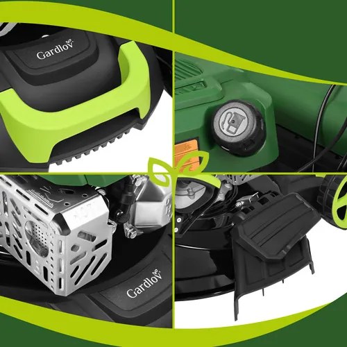 Benzinmotoros fűnyíró GARDLOV DriveXPro 196 cm³ - 51 cm kinyúlás, 60 literes kosár