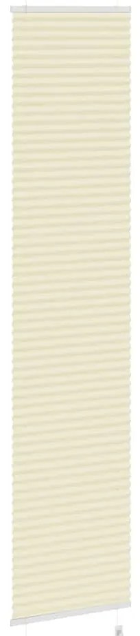 pliszírozott redőny krém 45x200 cm szövetszélesség 44,4 cm