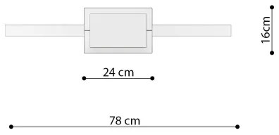 Thoro TH.248 - LED Csillár zsinóron RIO LED/50W/230V CRI90 3000K átm. 78 cm arany