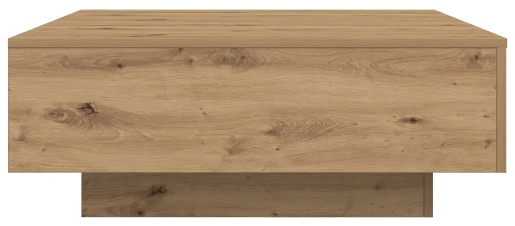 vidaXL Dohányzóasztal Artisan tölgy 80 x 80 x 31 cm Faanyag