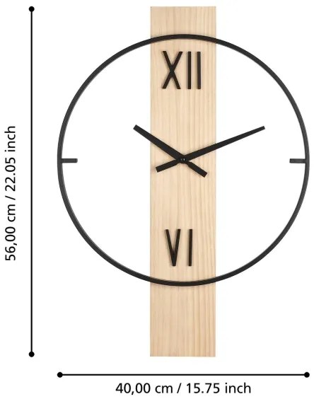 Eglo 425512 - Falióra YAMATSURI 1xAA 56x40 cm fa/fém