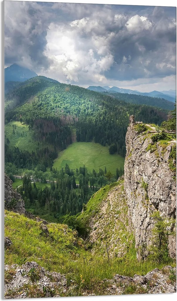 Üveg Vágódeszka 30x52 Hegyek a Konyhába