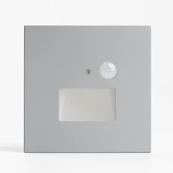 LED lépcsővilágító lámpa mozgásérzékelővel LED/1,5W/230V 3000/4000/6000K ezüst