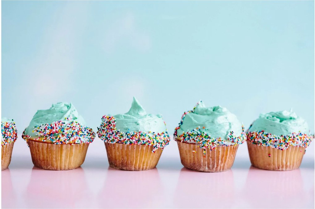 Cupcakes képe (90x60 cm)