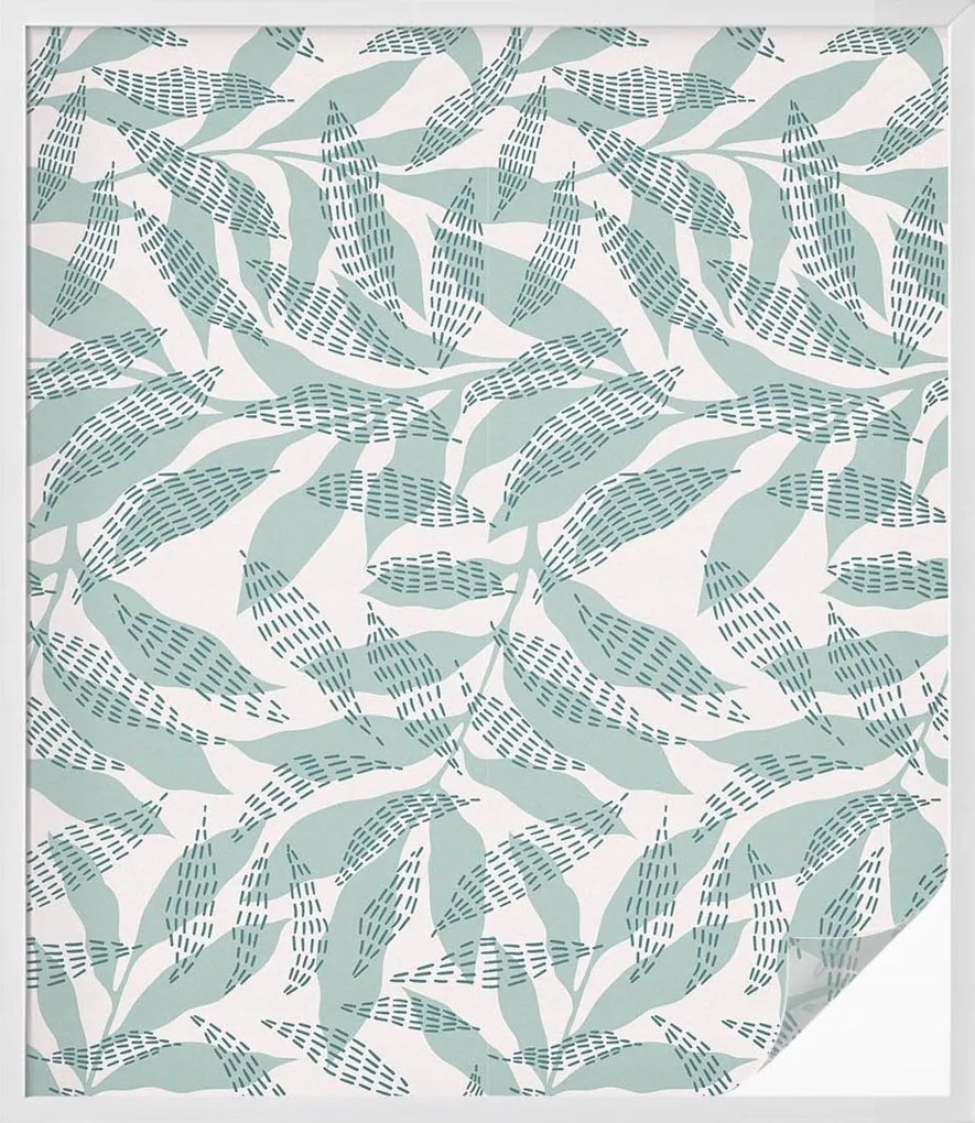 Öntapadós Ablakfólia Adatvédelem Zöld levelek 100x116