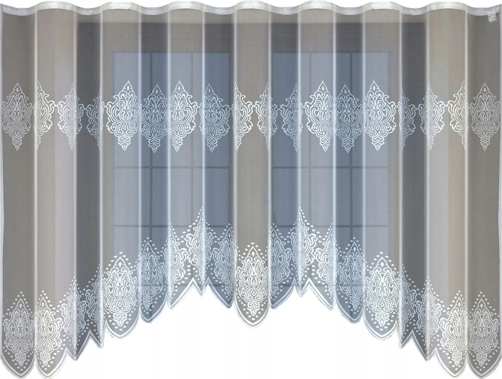 Mg Függöny 24729 Fehér 300x160 szalaggal lengyel Ár!