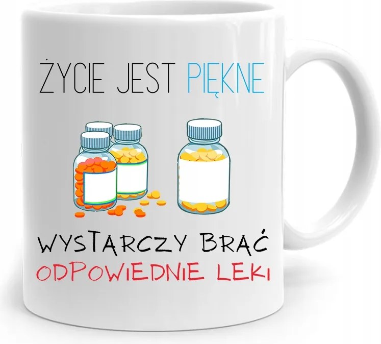 Bögre Ajándék Ápolónőnek Az Élet Gyönyörű, fényképes nyomtatással