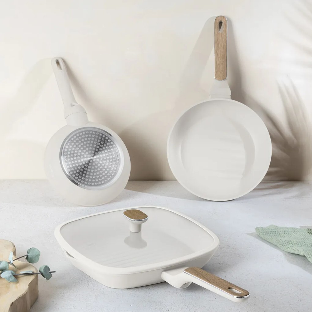 BerlingerHaus Sahara Nordic titánbevonatú serpenyő szett, 3+1 db