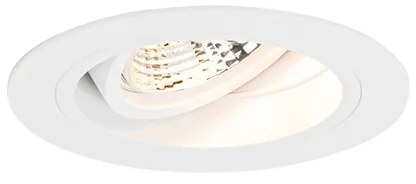 Kerek beépíthető reflektor fehér állítható - Chuck 70