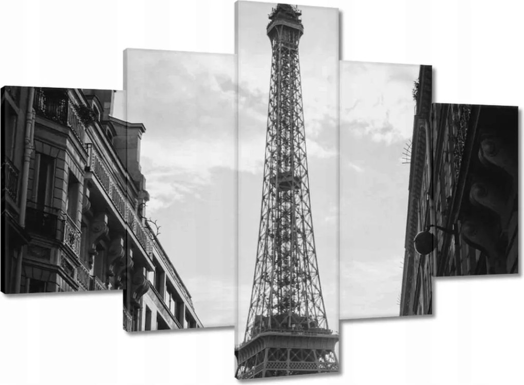 Vászonkép 100x70 Eiffel-torony Párizs utca