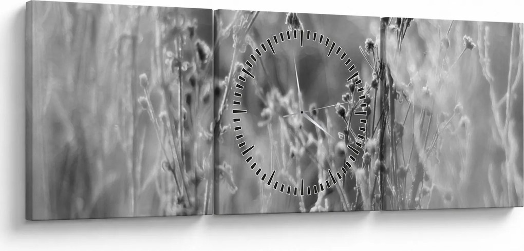 Kép - Wild Meadow (órával) (90x30 cm)