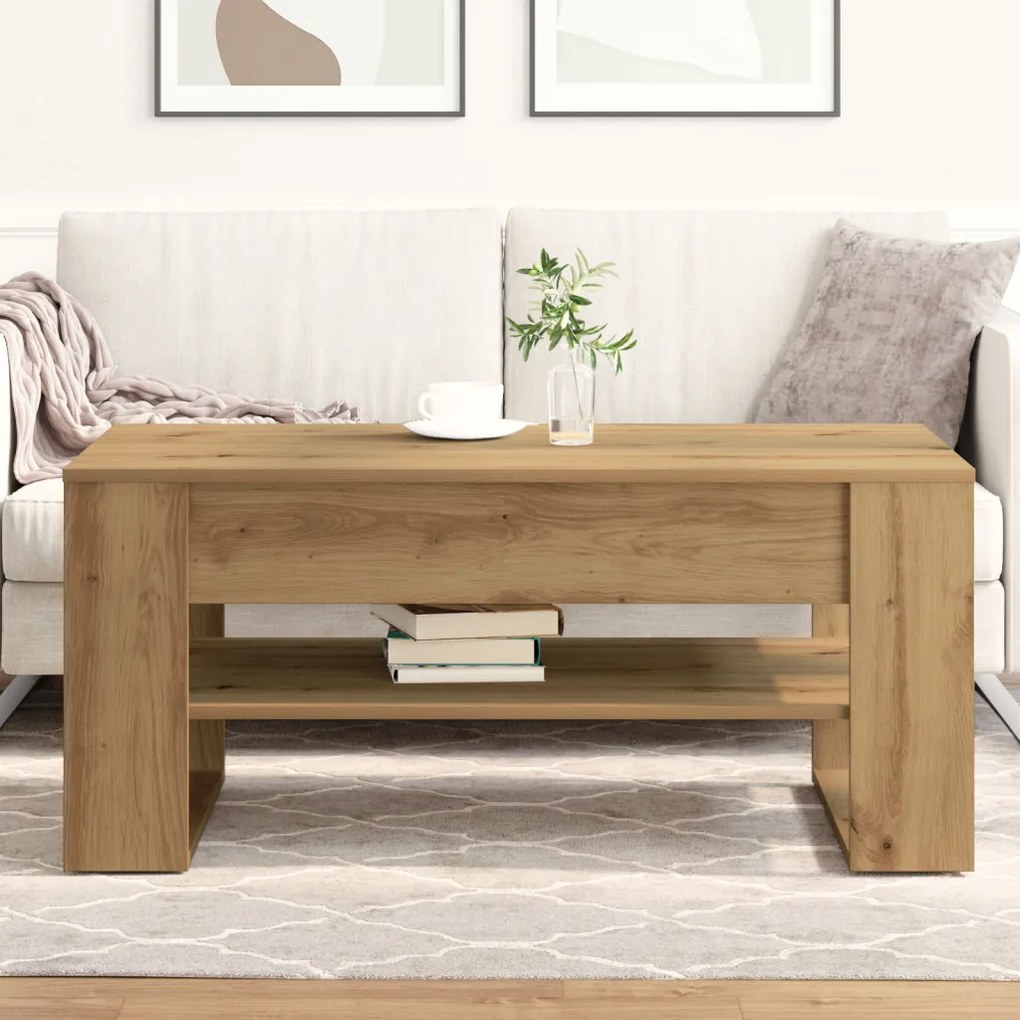 Kávézóasztal Az Artisan Tölgyből 102x55x45 cm