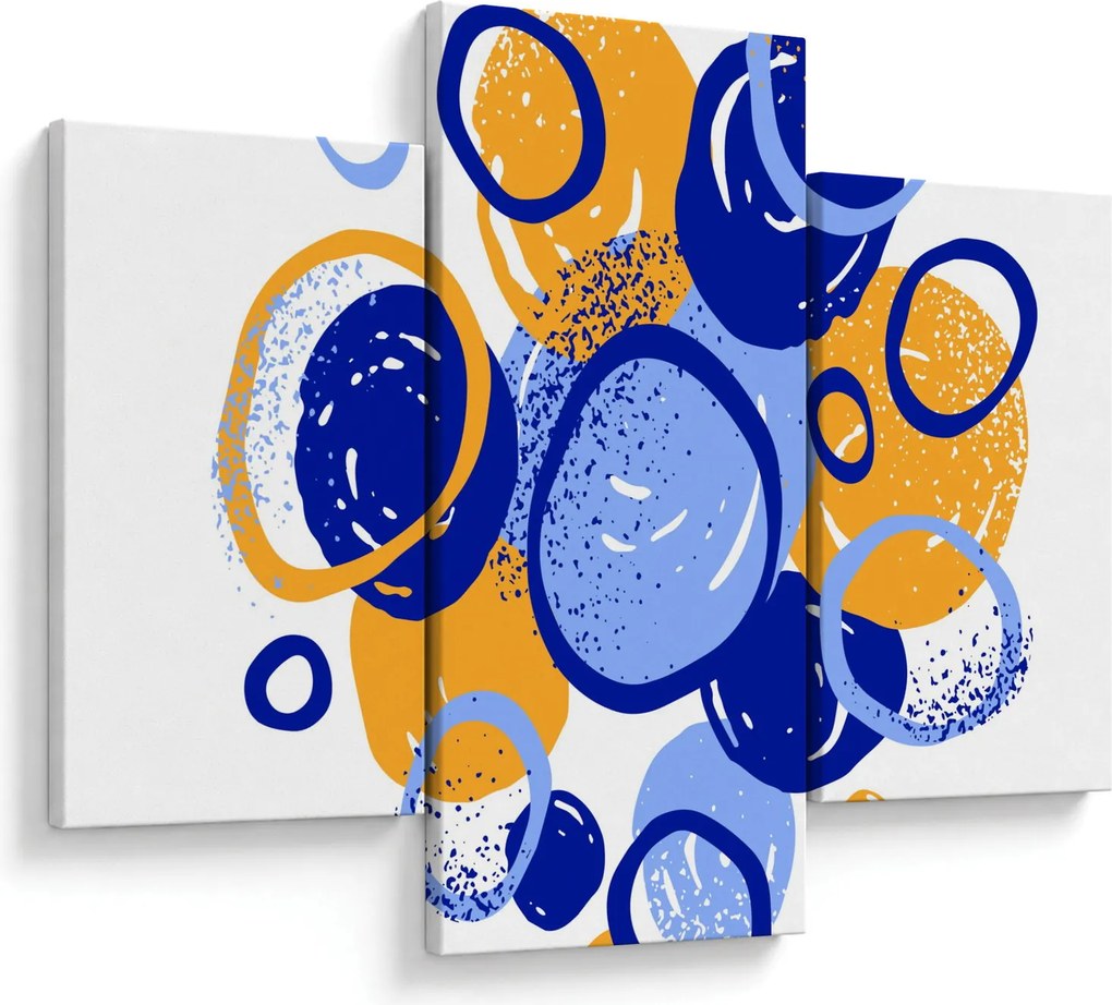 Kép - Világos motívum körökkel (90x60 cm)