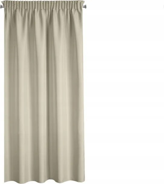 Függöny 140x175 Rita cappuccino kész szalag béka alagút biztosítótű