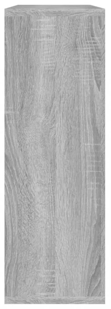 szürke sonoma színű szerelt fa fali polc 104 x 20 x 58,5 cm