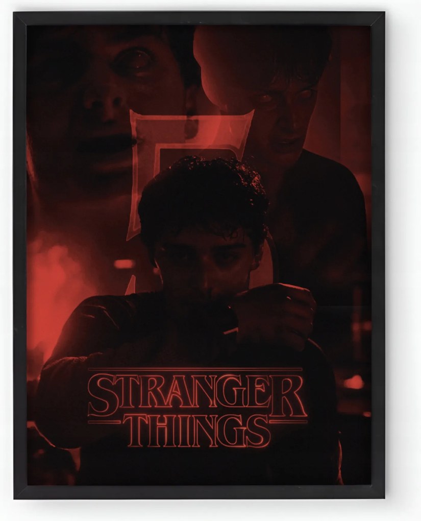 Keretezett poszter Stranger Things sorozat 30x40 cm