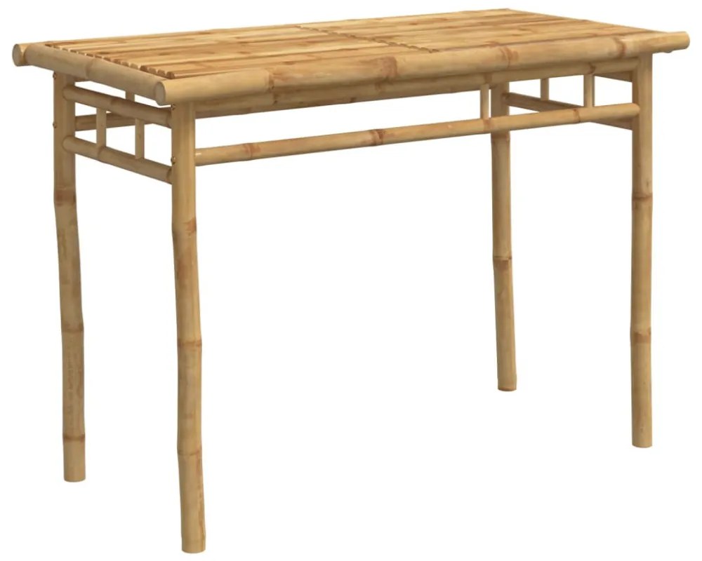 bambusz kerti étkezőasztal 110 x 55 x 75 cm