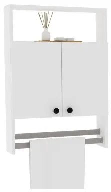 Fali szekrény BANYO 87x60 cm fehér