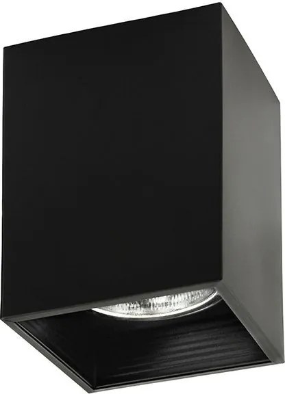 POLUX 307798 JUPITER Kocka Mennyezeti Lámpa Fekete E27 IP20