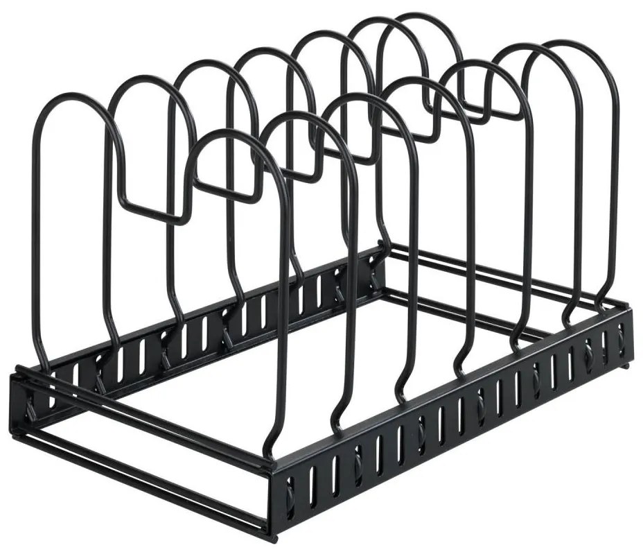 WENKO 53149100 - Fedőtartó és serpenyőtartó 18x18 cm fekete