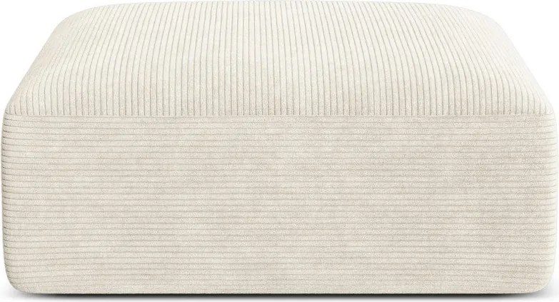 Bézs kordbársony lábtartó Campi – Cosmopolitan Design