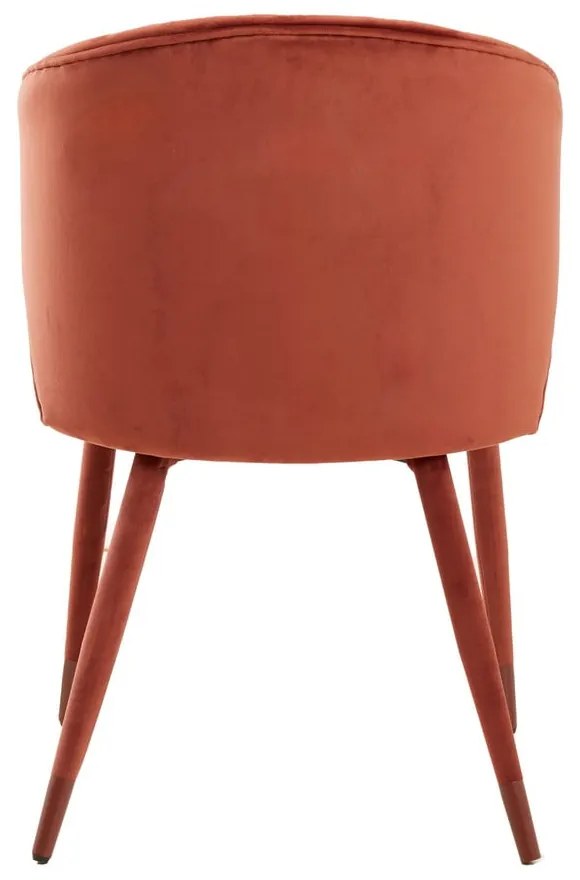 Világospiros kárpitozott étkezőfotel szett 2 db-os Kosaka – Light & Living