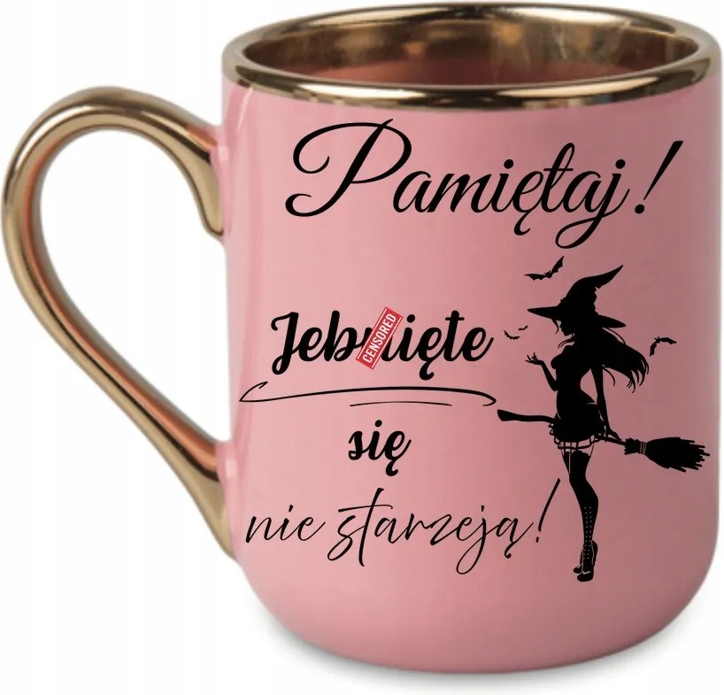 Elegáns bögre Ne feledd, a nem öregszenek Ajándék 330 Rózsaszín