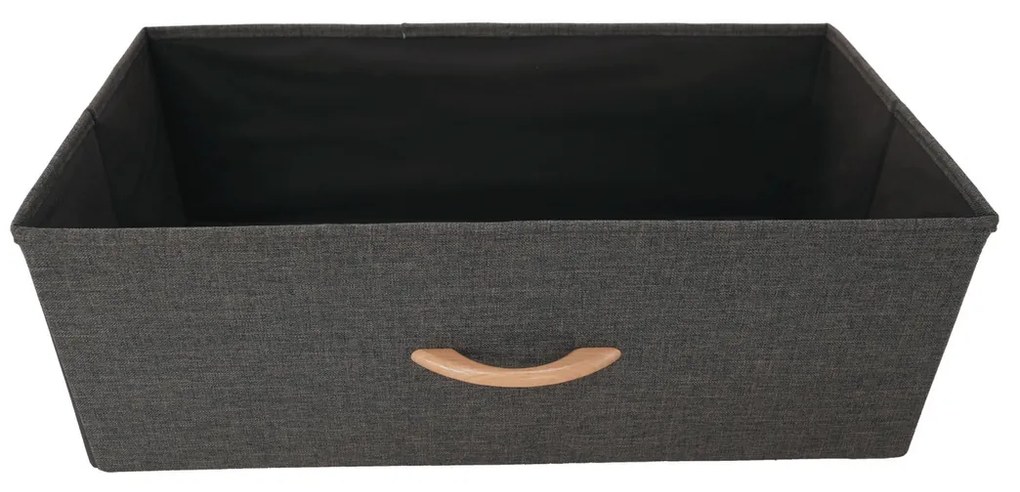 HAZEL TYP 2 szekrény szövet fiókokkal, barna, M