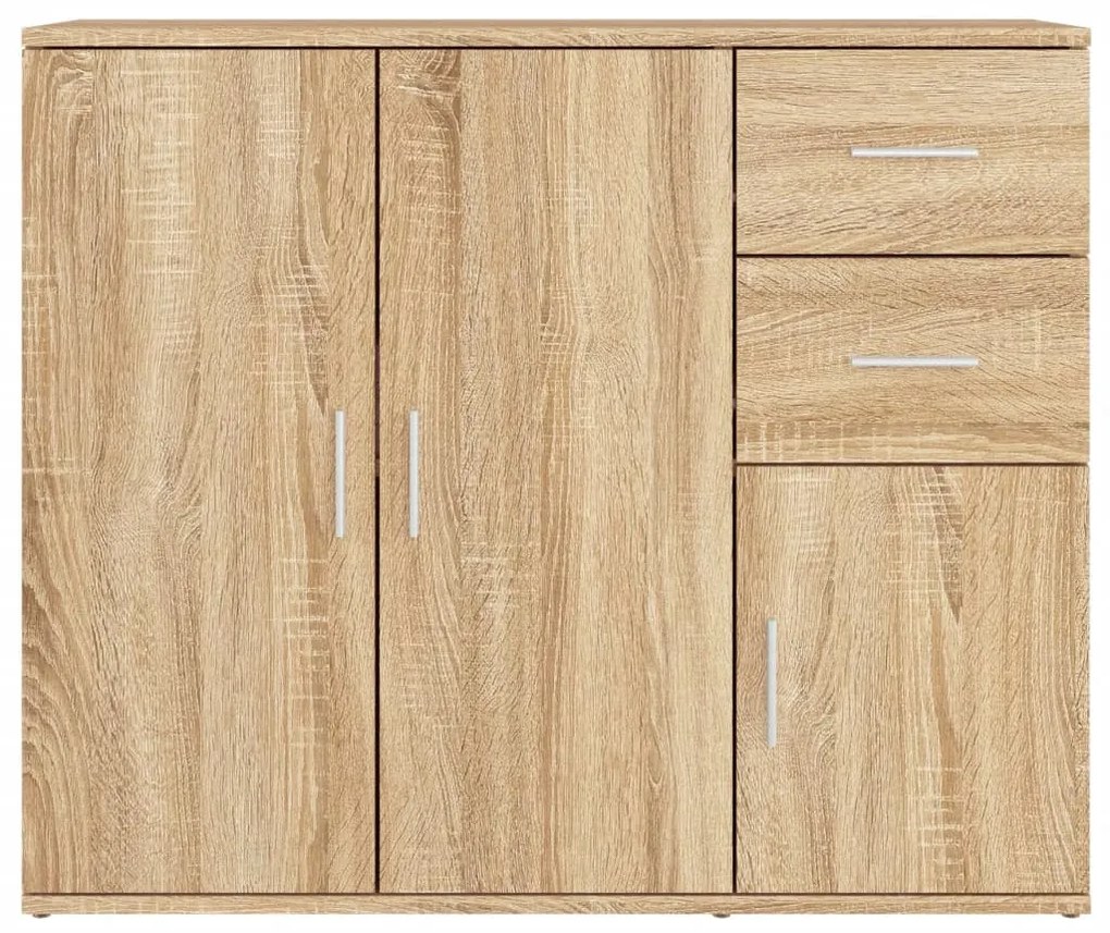 sonoma tölgyfa tálalószekrény 91 x 29,5 x 75 cm