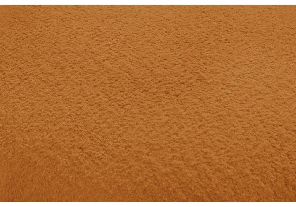 Mustársárga buklé szövet kanapé 260 cm Saint-Germain – Bobochic Paris