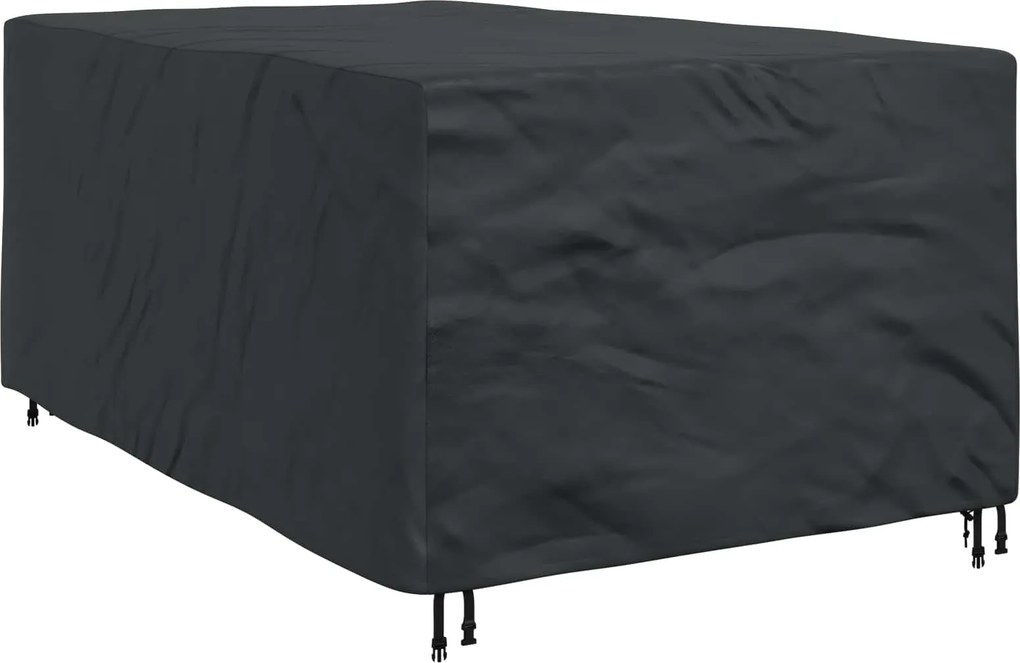 vidaXL Bútor takaró Egyszínű Fekete 143 x 225 x 90 cm 420D