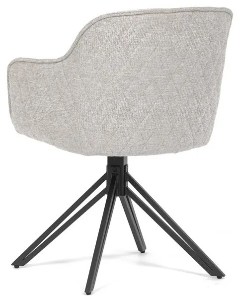 Bézs Szövet Étkezőszék. HC-533 CRM2