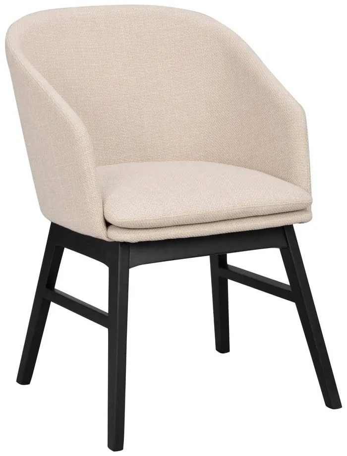 Bézs kárpitozott étkezőfotel szett 2 db-os Windham – Rowico