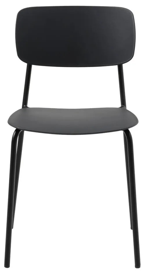 Fekete étkezőszék szett 2 db-os Kirkland – Unique Furniture