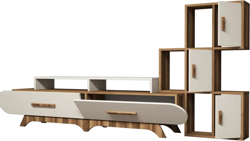 Flora S - Walnut, Cream