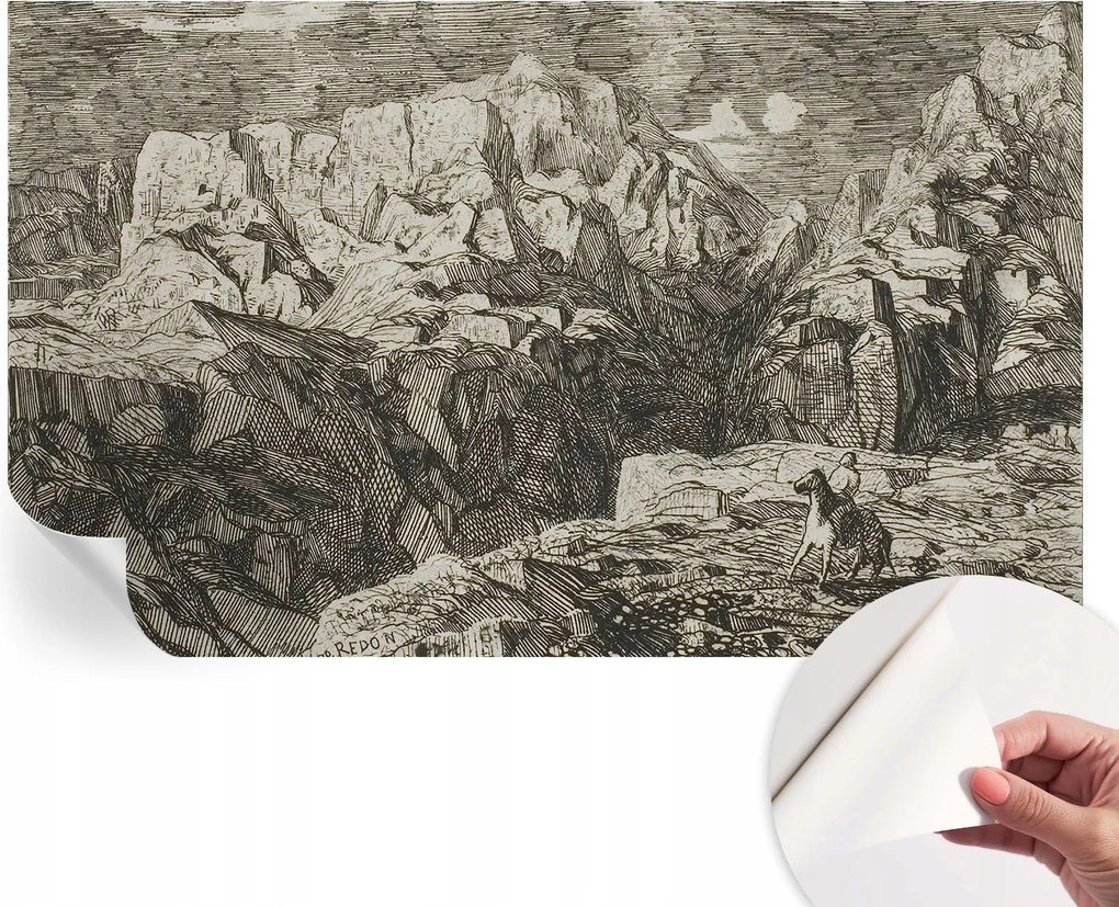 Öntapadós Dekoratív Fotótapéta Hálószobába Hegyi táj 416x254 cm