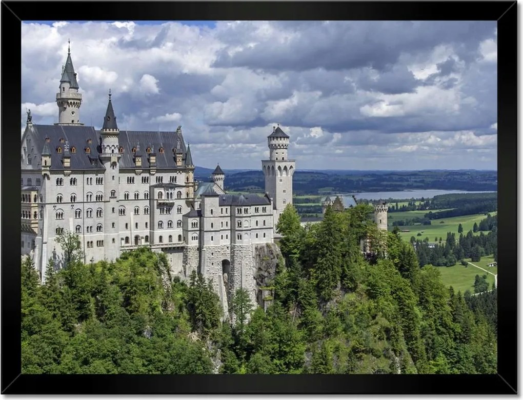 Poszterek keretben 40x30 Neuschwanstein kastély