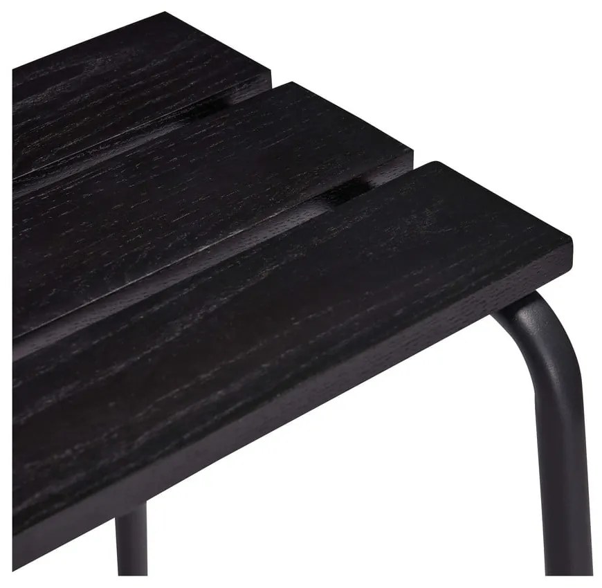 Fekete bárszék szett 2 db-os (ülésmagasság 76 cm) Stilt – Hübsch