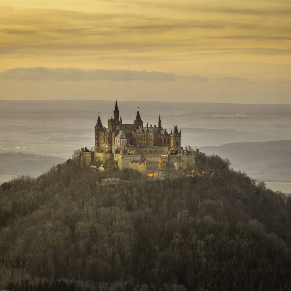 Poszter 60x60cm Hohenzollern kastély, Assaf Frank