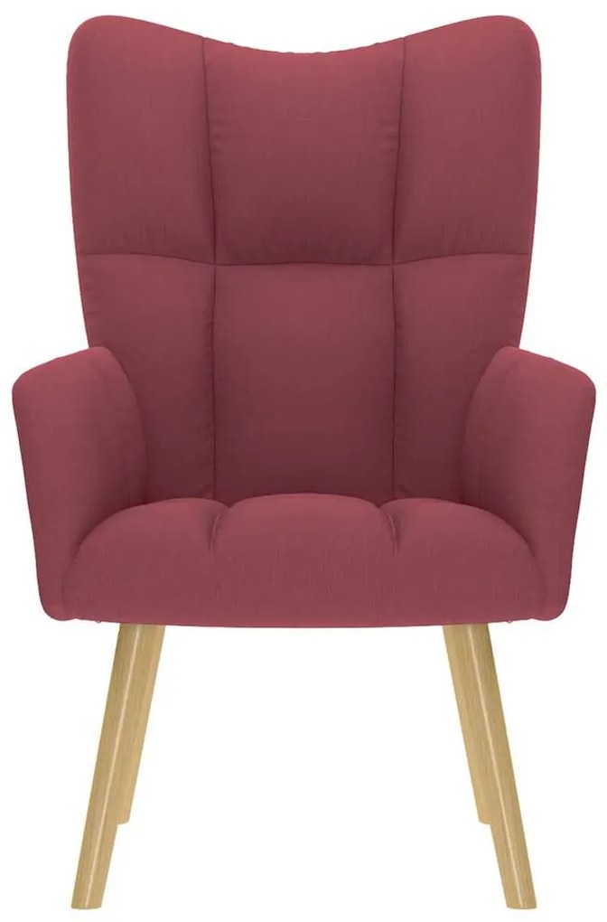 bordó szövet pihenőfotel