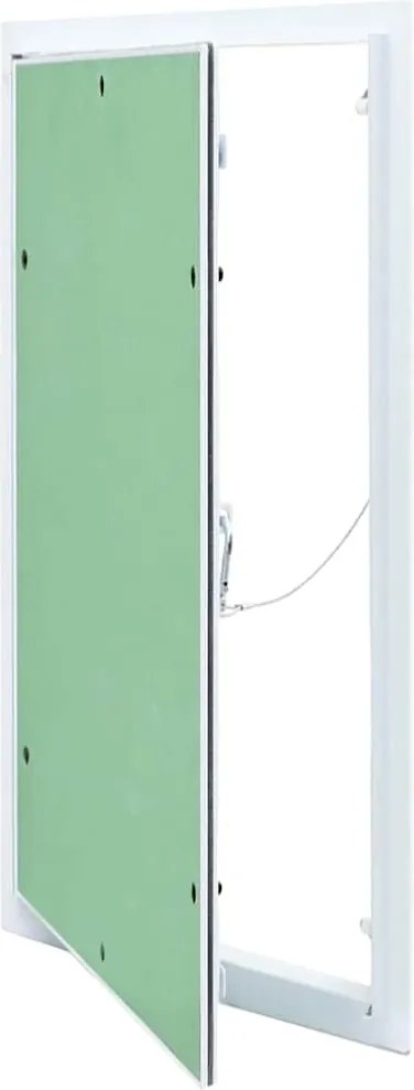 vidaXL Hozzáférési panel Zöld és Ezüst 35 x 55 cm