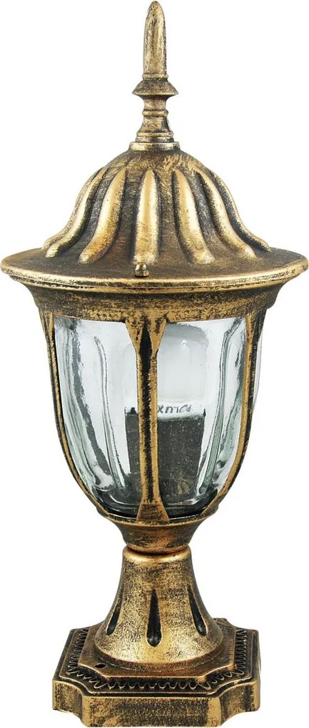 POLUX 302588 Klasszikus Kültéri Állólámpa Patina E27 IP43