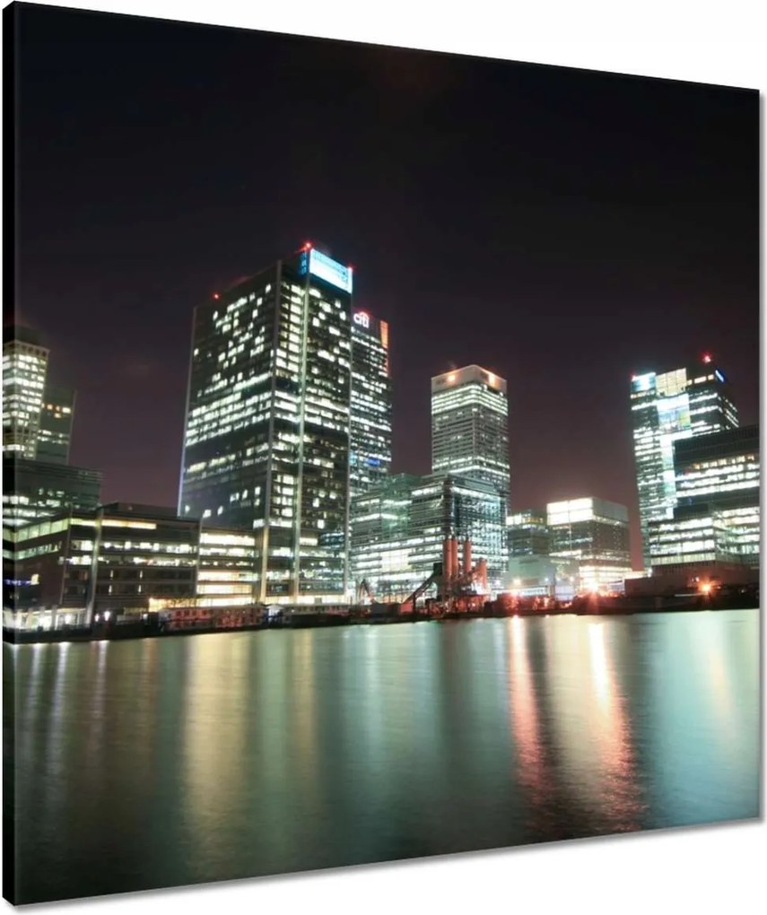 Vászonkép 60x60 Megvilágított London