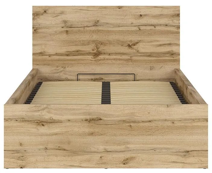 Egyszemélyes ágy 120 cm Tetrix 6 (wotan tölgy) (ágyráccsal) (tárolóhellyel). Akció -31%. 1098487