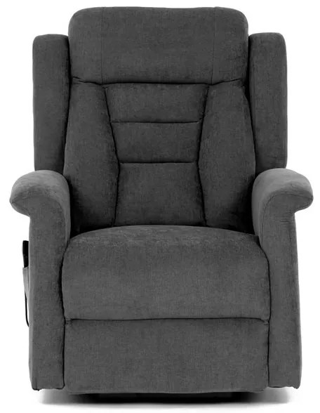 Relax fotel elektromos kábelvezérléssel, szürke szövetkárpittal. TV-7072 GREY2