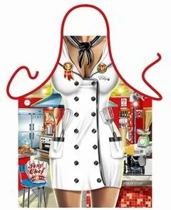 Konyhai kötény Szakácsnő Ajándék